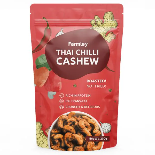 Farmley Thai Chilli Cashews 200g JioMart