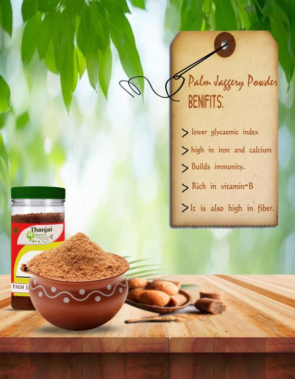 Thanjai Organics Palm Jaggery Powder, 3kg Traditional Palm Sugar