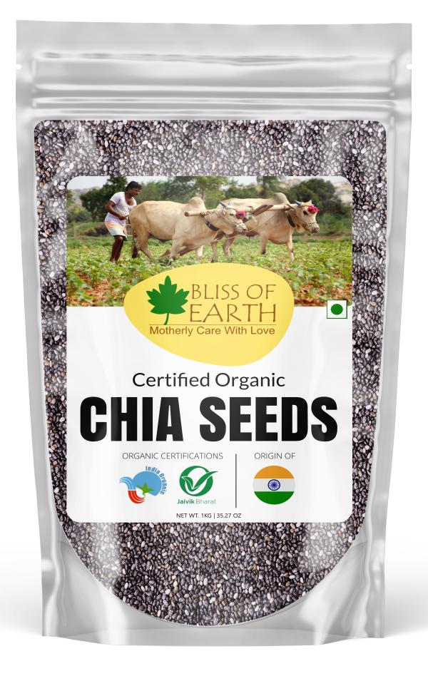 Bliss of earth 1kg chia seeds JioMart