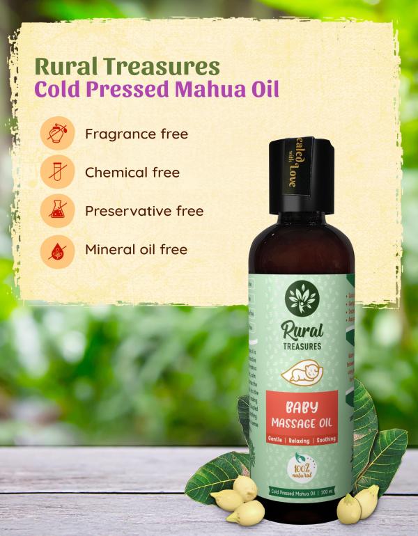Baby Massage Cold Pressed Mahua Oil | Chemical & Preservative Free ...