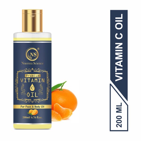 Nuerma Science Premium Quality Vitamin C Oil (For Face & Body) (200 ml