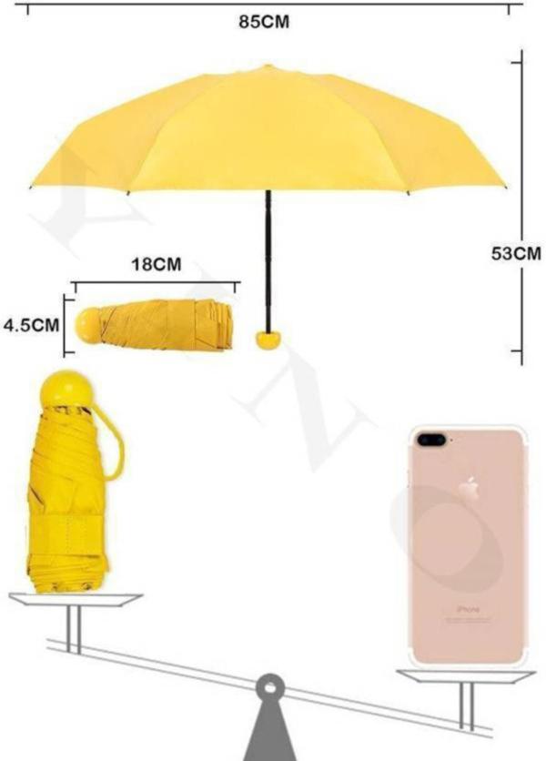 Benison India Yellow Capsule Umbrella JioMart