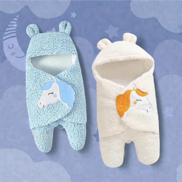 My New Born Combo of 2 Animal Baby Blanket WrapperSleeping Bag for New