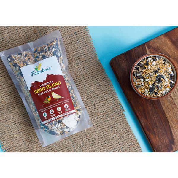 Farmbean Premium Seed Blend of 9 Grains & Nuts, Fortified with
