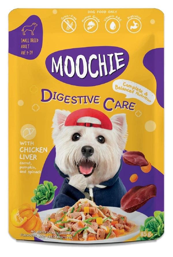 Moochie Wet Dog Food GrainFree Dog Treat for Digestive Care (12 Pouches* 85gm) JioMart