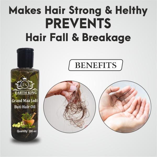 EARTH KING Grand Maa Jadi Buti Hair Oil Helps in Hair Fall Control Oil