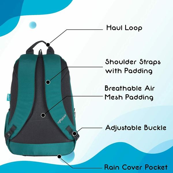 F Gear Raider Aqua Blue 30 Ltrs Backpack (4020) JioMart