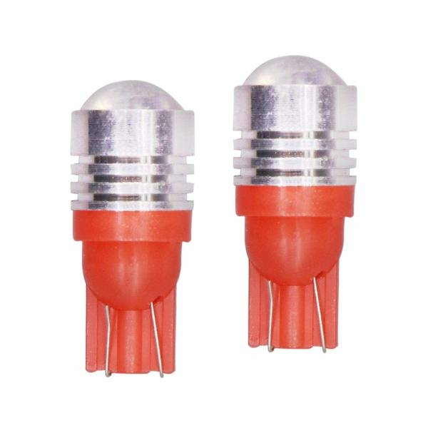 A4s Automotive and Accessories Red Universal T10 LED Parking Light