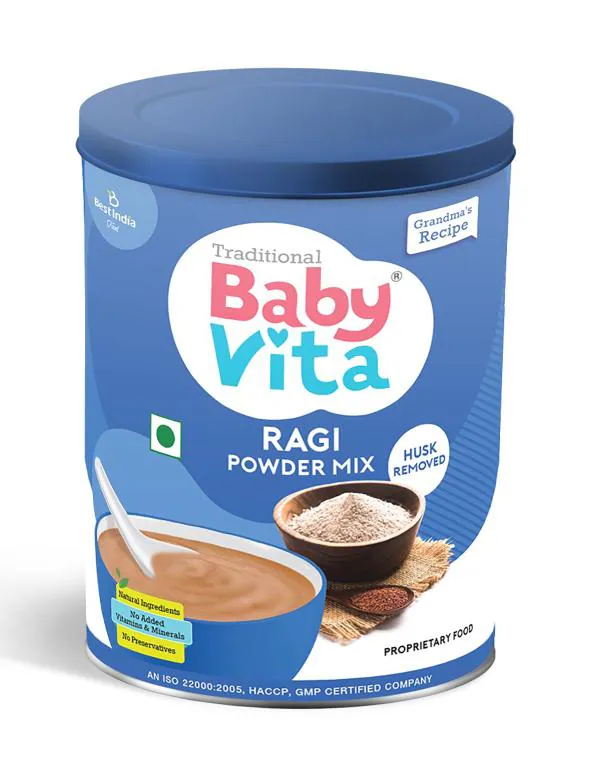 Babyvita Ragi Powder Mix No Preservatives No Added Vitamins