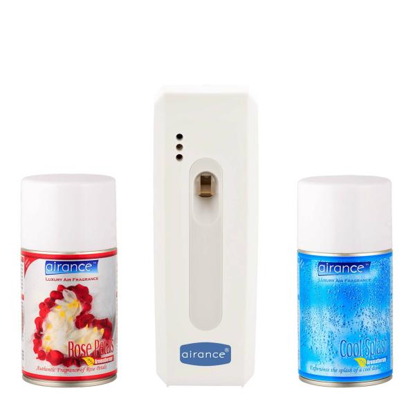 Airance Air Freshener Machine With Refills 250 ml (Pack of 3, Rose