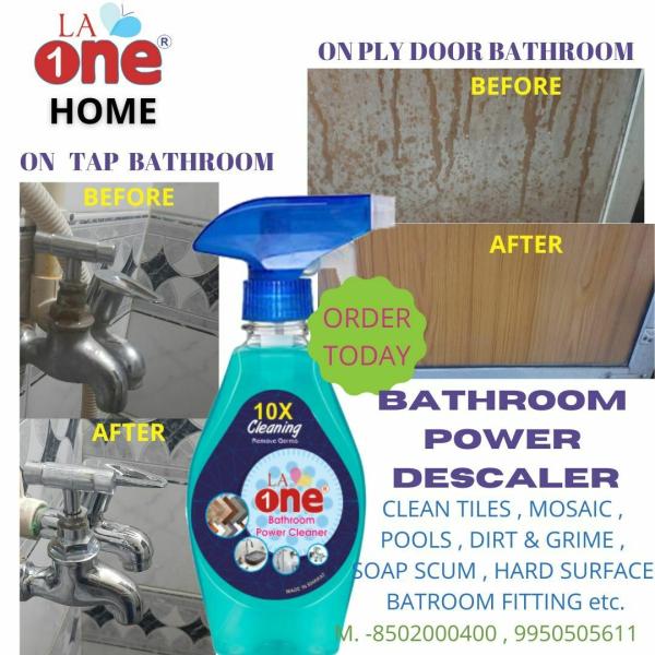LA ONE Bathroom Power Descaler , Toilet Cleaner, Bathroom Tile Cleaner