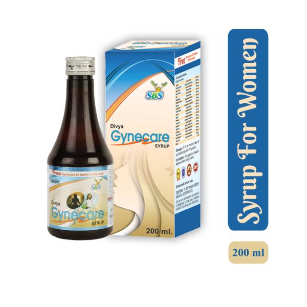 SBS Herbal Divya Gyne Care Syrup 100 Ayurvedic, Stops Irregular periods, Heavy Bleeding 200