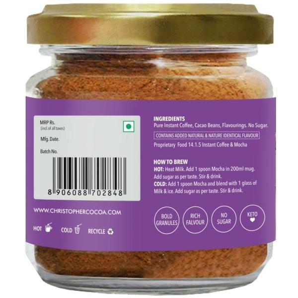 Christopher Cocoa, Vanilla Caramel Chocolate Mocha, 50g (Instant Coffee