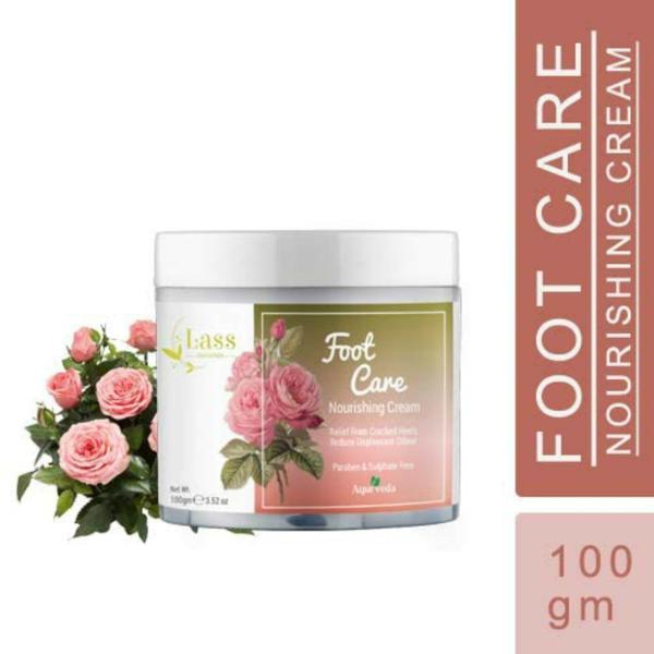 Lass Naturals Foot Care Cream Advanced cracked heel cream Ayurvedic Formula for Healing