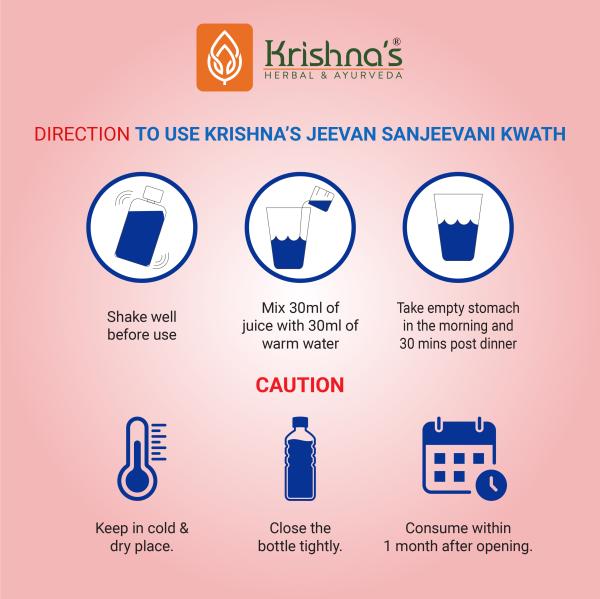 Krishna's Herbal & Ayurveda Jeevan Sanjeevani Kwat 500 ml JioMart