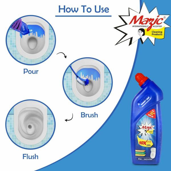 Mazic Disinfectant Toilet Cleaner, Extra Clean Toilet Cleaner