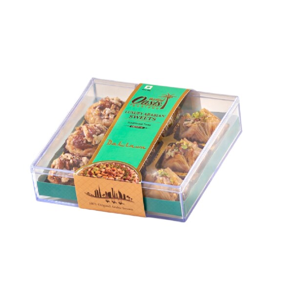 Mughe Gourmet Luxus Baklava Gebäck-Geschenkbox - Frische Türkische Pistazien Baklawa Süßigkeiten Iberico Ham