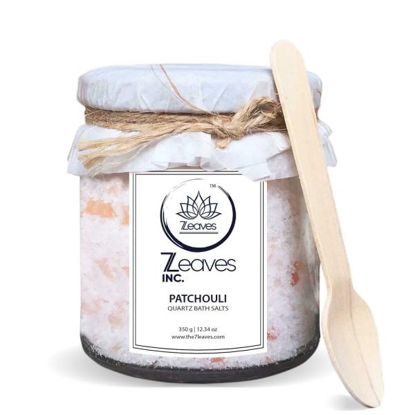 7Leaves INC. Patchouli Bath Salts for Reduce Anxiety, Stress, Depression and Pain 350 g JioMart