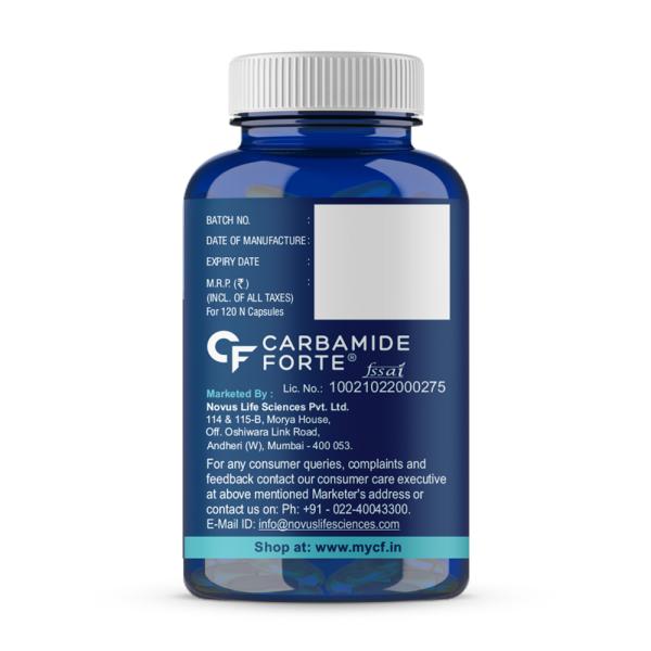 Carbamide Forte Cold Pressed Organic Flaxseed Oil 1000 Mg Capsules With