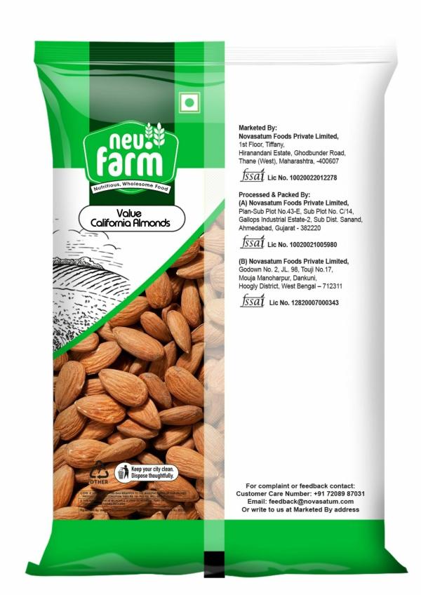 Neu.Farm Value California Almonds California Badam Daily Almonds