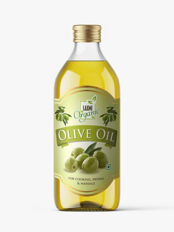 Laxmi Organic OLIVE OIL Edible 500 ML Jaitun Oil Cold Pressed Oil