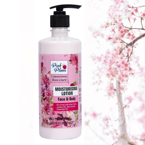 Pink Plums 1000 ML Body LotionPink Blossom + Activated Charcoal Deep