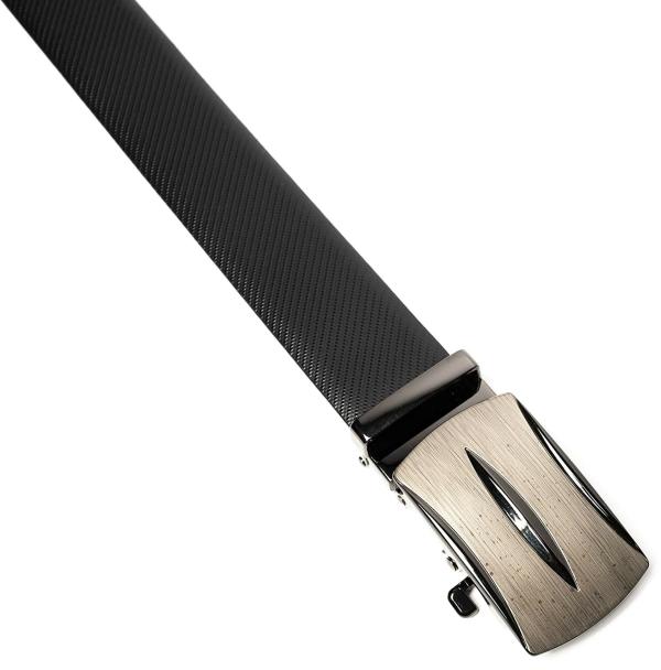 Hiller Men Leather AutoLock Buckle Reversible Belt Waist size 40 JioMart