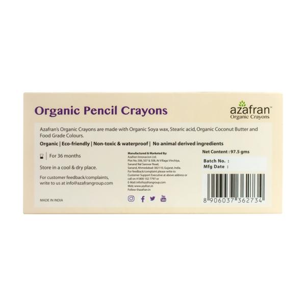 Organic Pencil Crayons (15 colors) JioMart