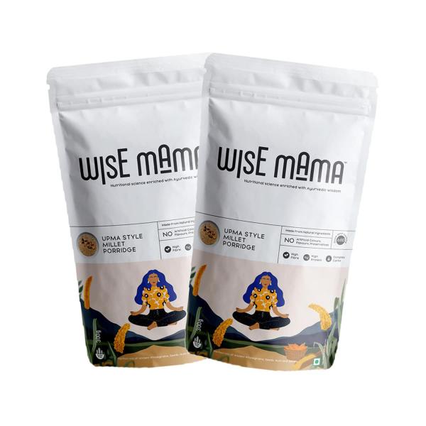 Wise Mama Upma Style Millets, Breakfast Cereals, High Fibre, High