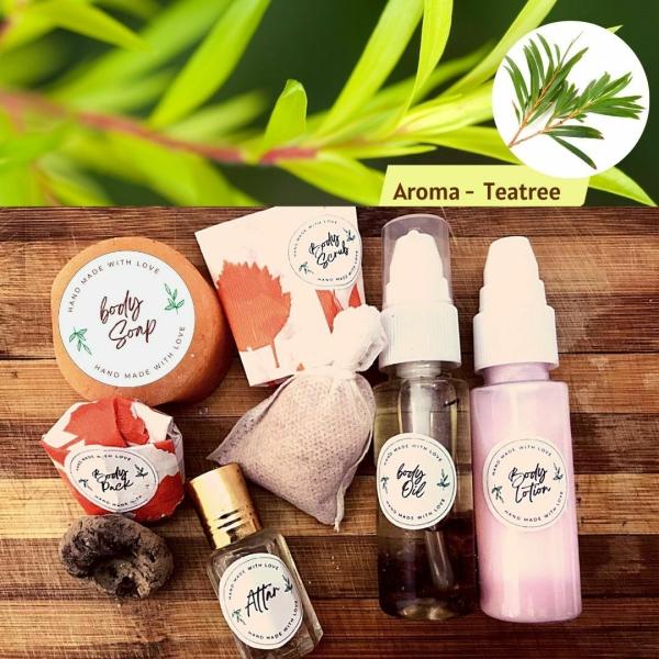 Ekoham TEA TREE ESSENTIAL OIL & EXTRACTS Skin Care Combo KitBody