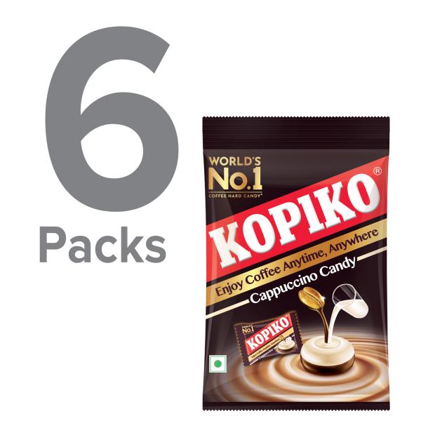 KOPIKO Cappuccino Coffee Candy World's No 1 Coffee Candy Family