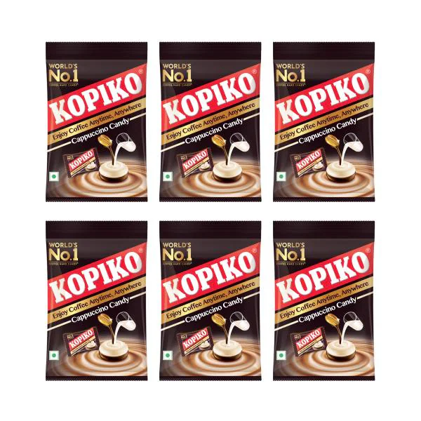 KOPIKO Cappuccino Coffee Candy World's No 1 Coffee Candy Family