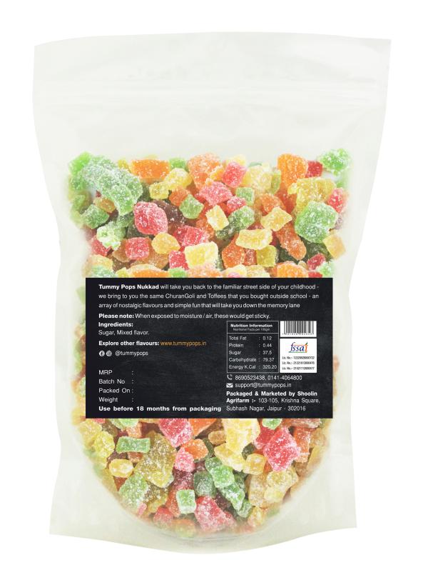 Tummy Pops Fruit Jelly Candy for Kids Colourful Soft Candy Sweet