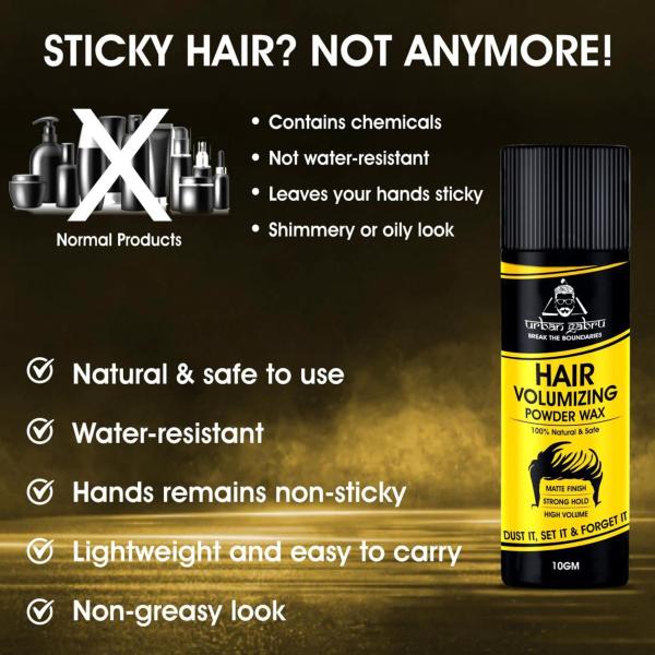 Urban Gabru Hair Volumizing Powder Wax 10 g JioMart