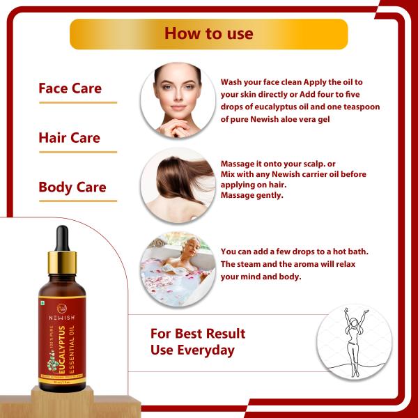 Newish Eucalyptus oil for Steam inhalation, (Nilgiri Tel) Cold and