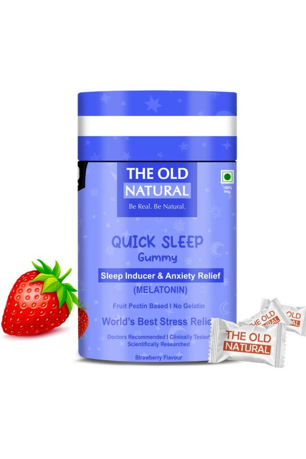The Old Natural Quick Sleep Melatonin Sleep Inducer and Anxiety Relief