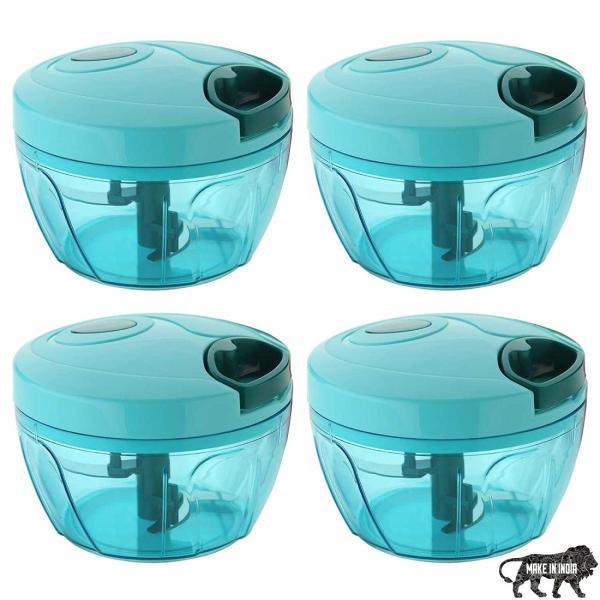 Shreeji Handy Quick Chopper Vegetable Fruit Nut Onion Cutter for