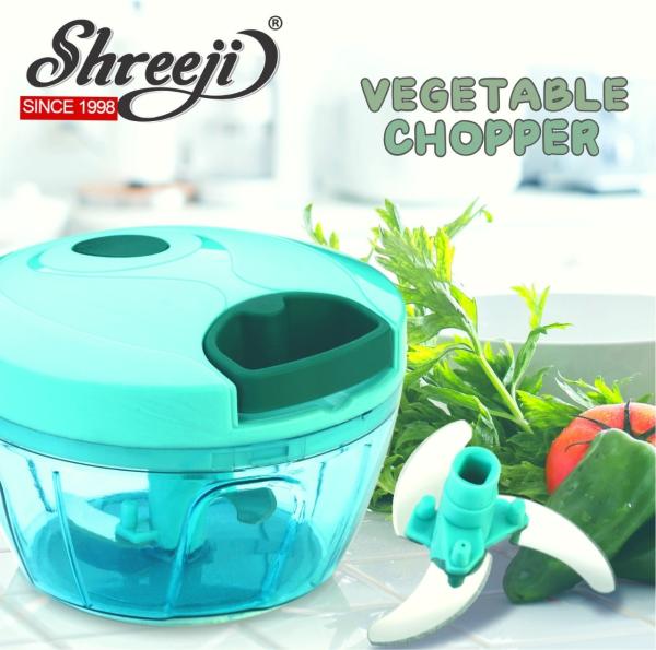 Shreeji Handy Quick Chopper Vegetable Fruit Nut Onion Cutter for Kitchen (set of 4). JioMart