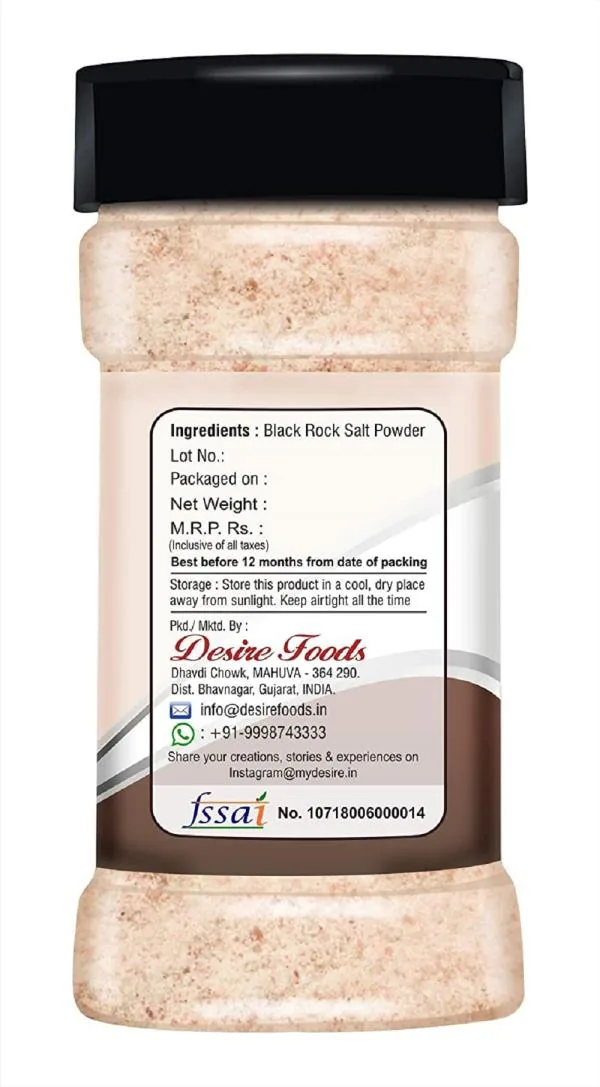 Desire Black Rock Salt Powder 400 GramKala Namak. JioMart