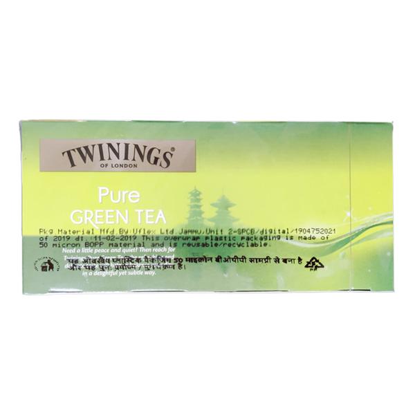 Twinings Pure Green Tea Bag - 25 Pcs (2 gm each) - JioMart