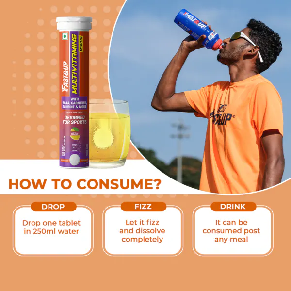 Fast&Up Multivitamins Sports Multivitamin & Minerals Amino Acids