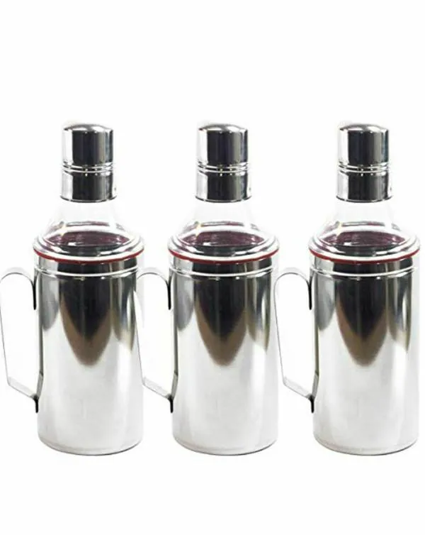 Human Hydro Leak Proof Stainless Steel Oil Dispenser Can with Handel