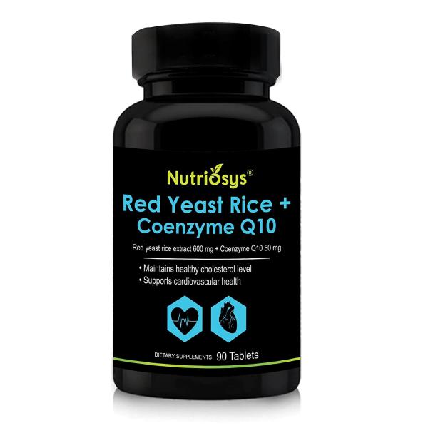 Nutriosys Red Yeast Rice With Coenzyme Q10, 90 Tablets JioMart