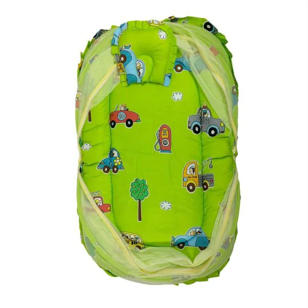 Cuteably Green Toddler Cotton Bedding Set JioMart