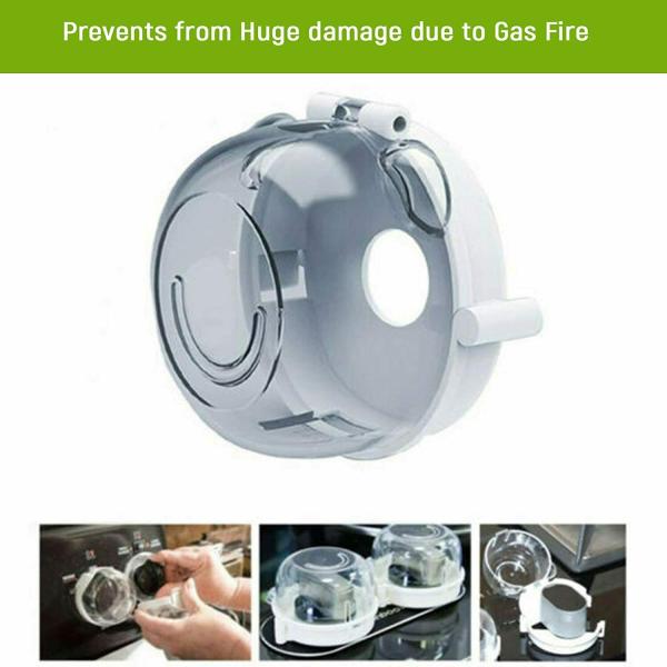 Safeokid 2 Gas Stove Knob Covers/Guards, Indoor Baby Safety