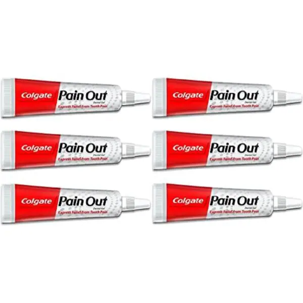 Colgate Pain Out Dental Gel Express Relief from Tooth Pain Toothpaste