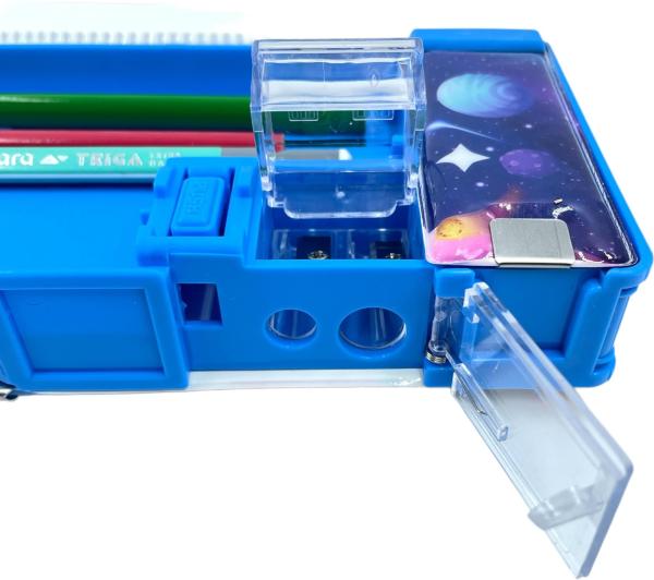 Fullkart Pencilbox 001 Nature Art Plastic Pencil Box Set Of 1 Grey