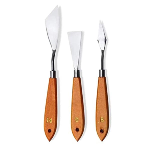 FRKB 3 Pcs Stainless Steel Artists Palette Knife Set JioMart
