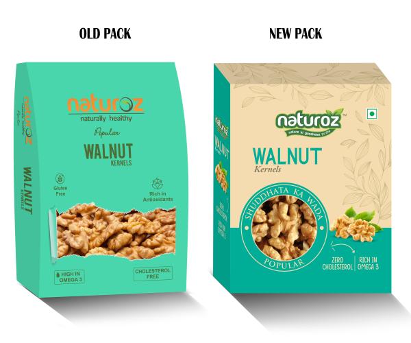 Naturoz Popular Walnuts Kernels 400g (200g x 2) JioMart