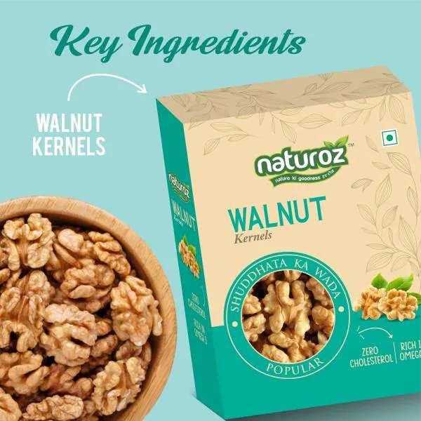 Naturoz Popular Walnuts Kernels 400g (200g x 2) JioMart